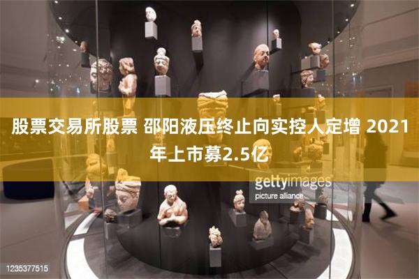 股票交易所股票 邵阳液压终止向实控人定增 2021年上市募2.5亿